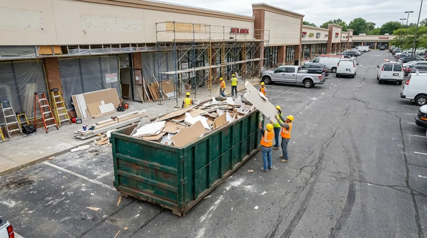 Dumpster Rentals in Andalusia, AL — detailed close-up